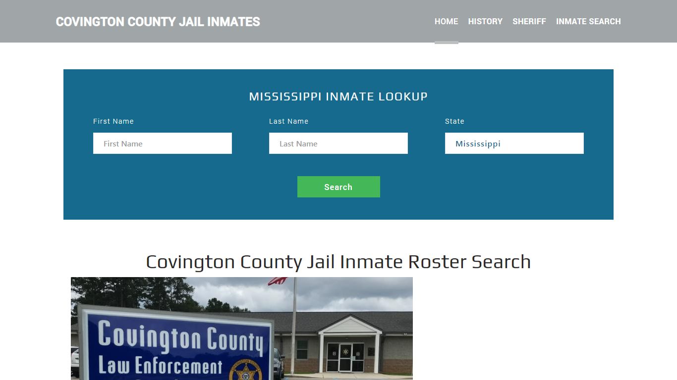 Covington County Jail Inmate Roster Lookup, Collins, MS