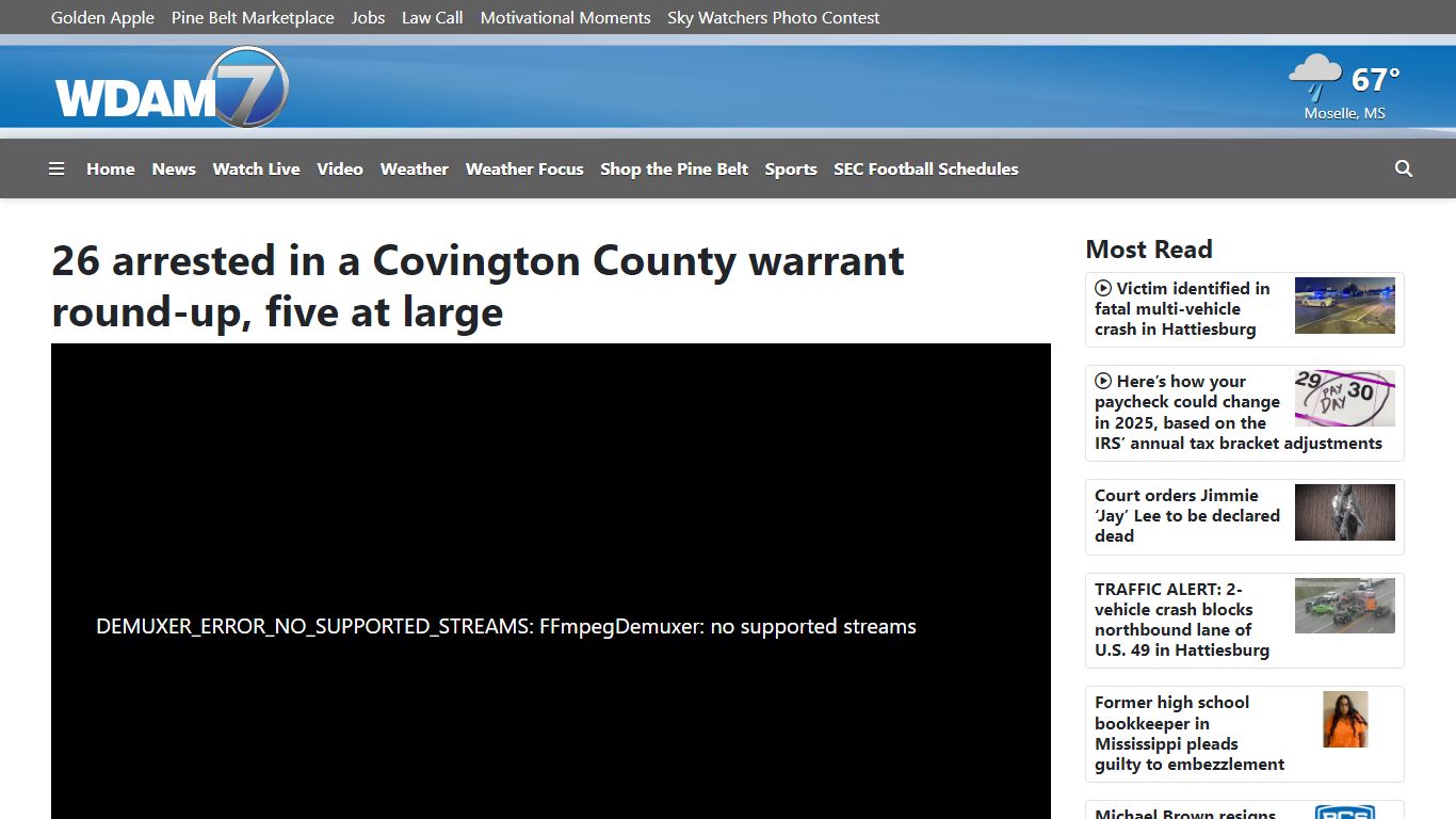 26 arrested in a Covington County warrant round-up, five at large - WDAM